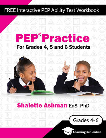 FREE Interactive PEP Ability Test workbook - Part 1